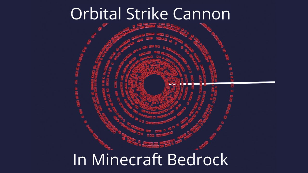 Orbital Strike Cannon v2.0 for Minecraft Bedrock - showcase