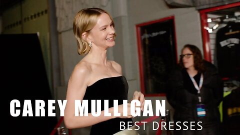Best dressed CAREY MULLIGAN Fashion Moments - 4K 