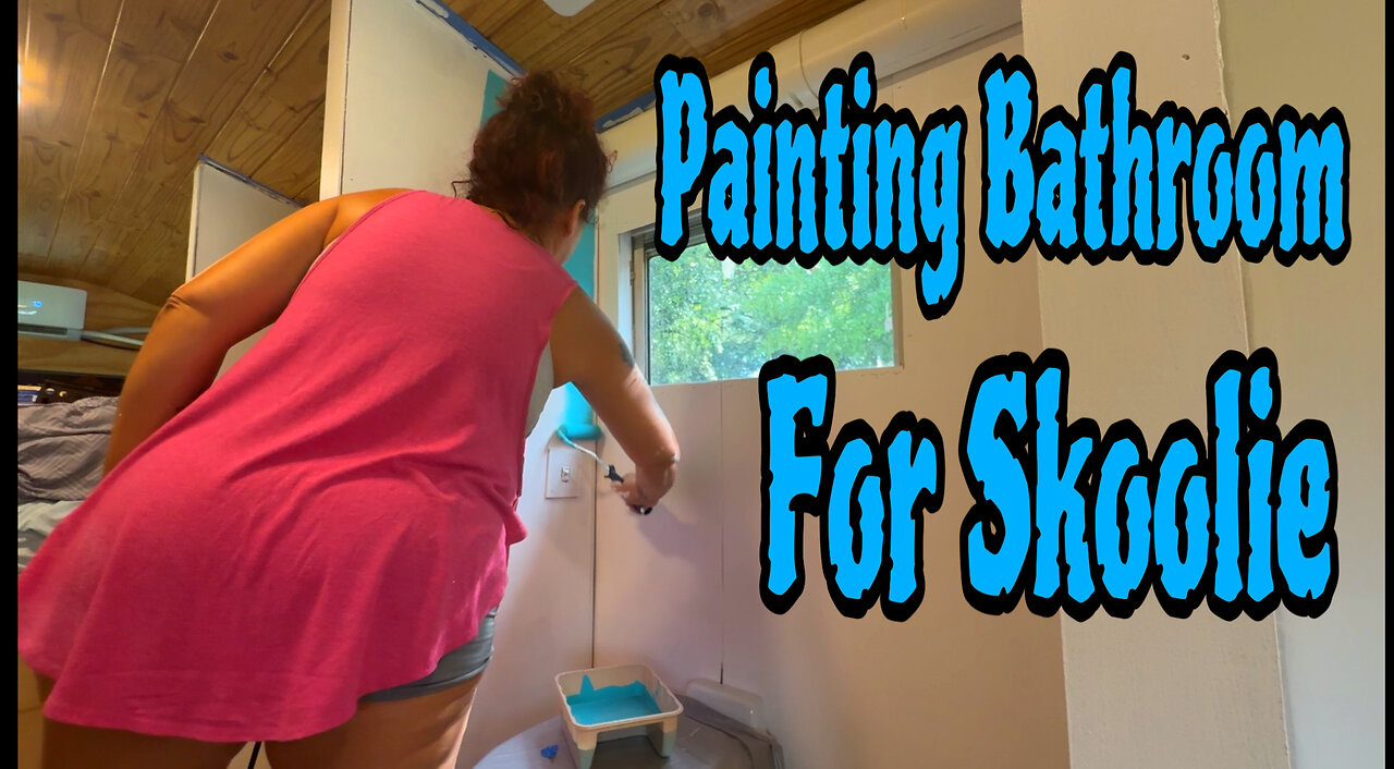 New Painting project in our skoolie build. @nomadicfanatic