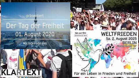 Corona-Demo Berlin I So war es wirklich #b0108 - 01.08.2020 / Wie es wieder wird! / Re-Upload