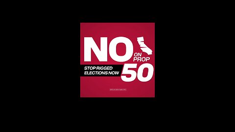 VOTE NO ON PROP 50 FELLOW CALIFORNIANS.