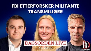 FBI etterforsker militante transmiljøer | Dagsorden 15. September 2025