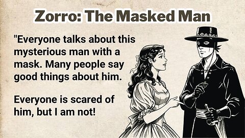 The masked Man ⭐ Learn English Through Story Level 4 | Listening Practice | ESL