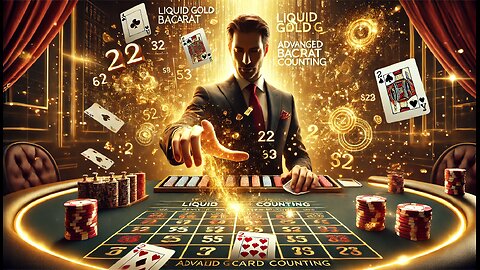 🔥 BIRTH of Liquid Gold Baccarat Card Counting | Live Dealer Baccarat | Real Money 💰