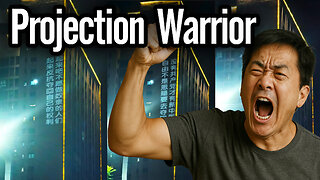 Anti- CCP Projection Protest