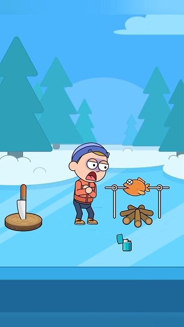 Unexpected Challenges: Lighting a Fire in Heavy Snow!