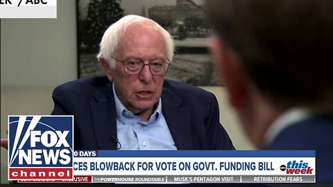 Bernie Sanders tires to leave interview after refusing to answer AOC question