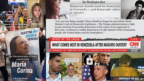 ( -0997 ) Venezuelan Opposition Leader María Corina - It's a Whole Propped-Up Repressive Socialist System, Venezuelan Voter Machines - Obama Renegade (SCIF)