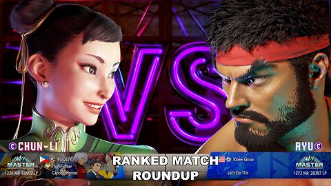Kuya Kalbo SF6 Ranked Match Roundup. Chun Li Master Rank [Hori Fight Stick]