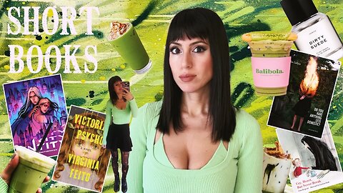 short books reading vlog | under 200pages | matcha quest | horror, poetry, scifi, children's