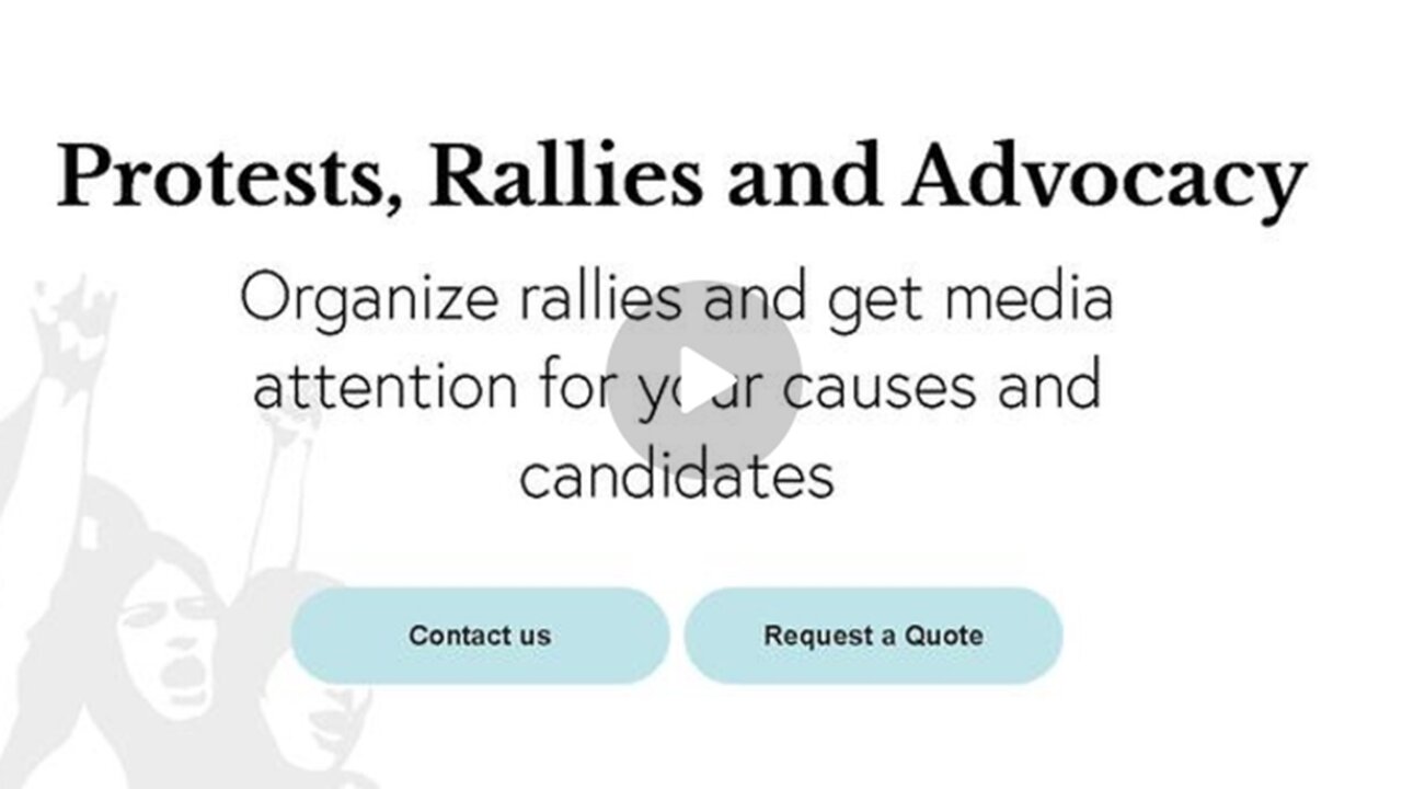 Protest(s) are FAKE |They are Staged Events |Crowds On Demand