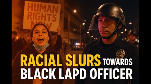 Latino Protesters Hurl N-Word at Black Cop