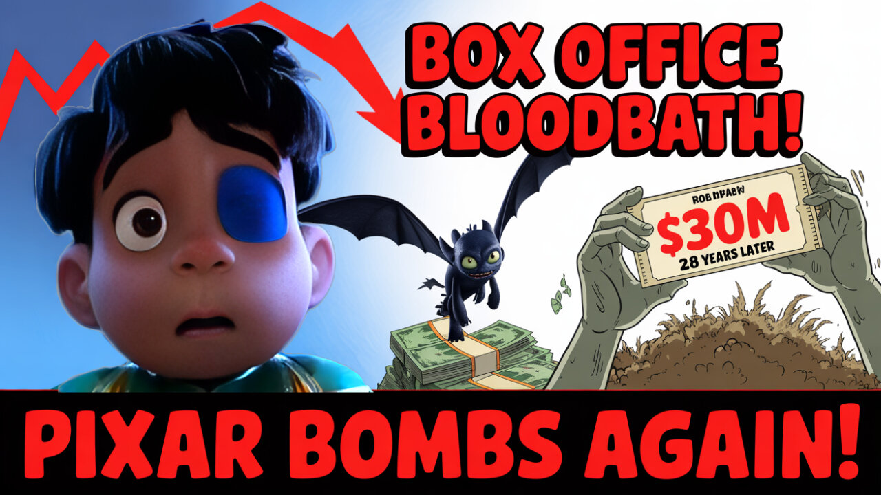 PIXAR BOMBS AGAIN! Elio Tanks While Dragons & Zombies Feast | Box Office Breakdown