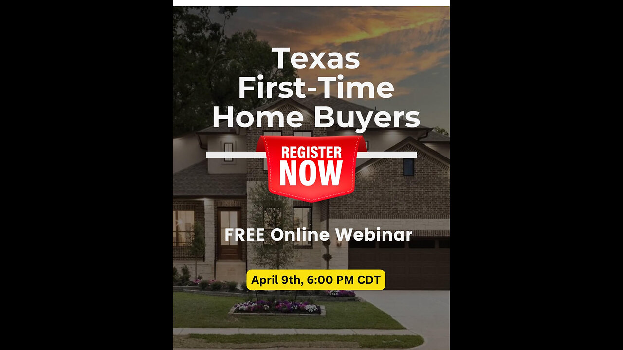 First Time Homebuyer Workshop April 9th