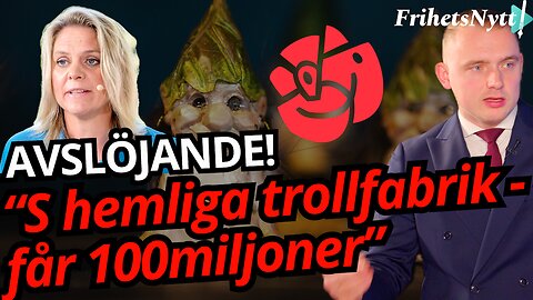 Sossarnas enorma trollfabrik avslöjad - 100 miljoner till "oberoende aktörer"