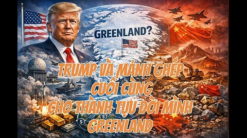 10/01/2026 TRUMP VÀ MẢNH GHÉP CUỐI CÙNG CHO THÀNH TỰU ĐỜI MÌNH: GREENLAND