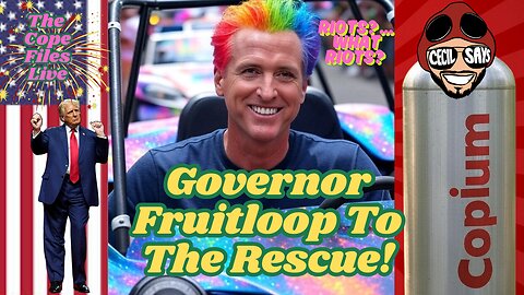 Cope Files Live - Governor Fruit Loop To The Recue! Live Riot Coverage!
