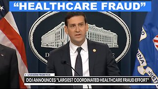 WATCH: DOJ Press Briefing Reveals 300+ Charged with Healthcare Fraud - 6/30/25