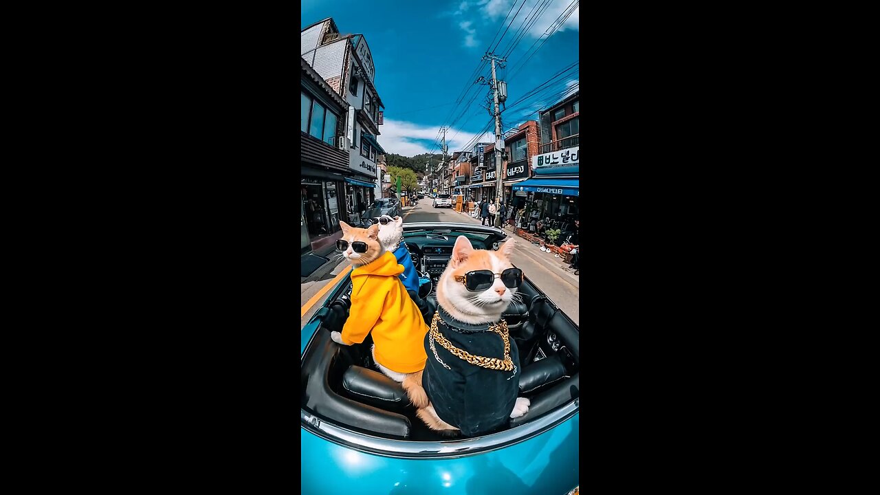 Cool Cats Driving