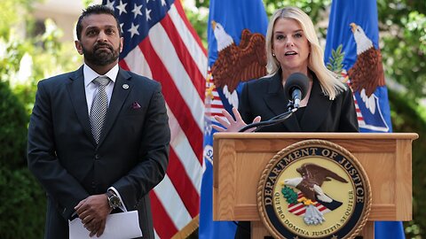 JUST IN: Kash Patel And Pam Bondi Finally Announce Massive Arrest