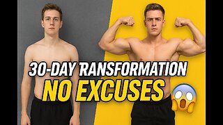 I Changed My Body in 30 Days — No Supplements, Just HARD Work 💪🔥
