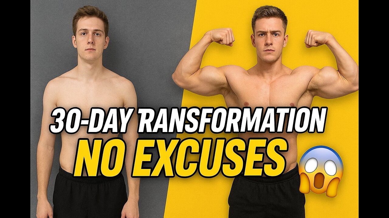 I Changed My Body in 30 Days — No Supplements, Just HARD Work 💪🔥