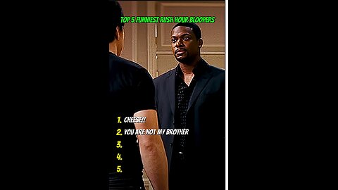 Top-5 Funniest Rush Hour Bloopers! Behind-the-Scenes-Fails