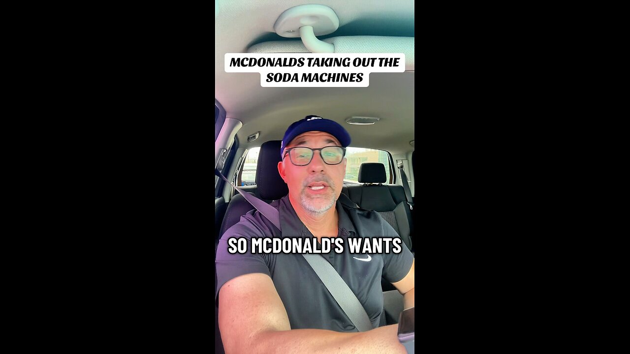 MCDONALDS TAKING OUT THE SODA MACHINES
