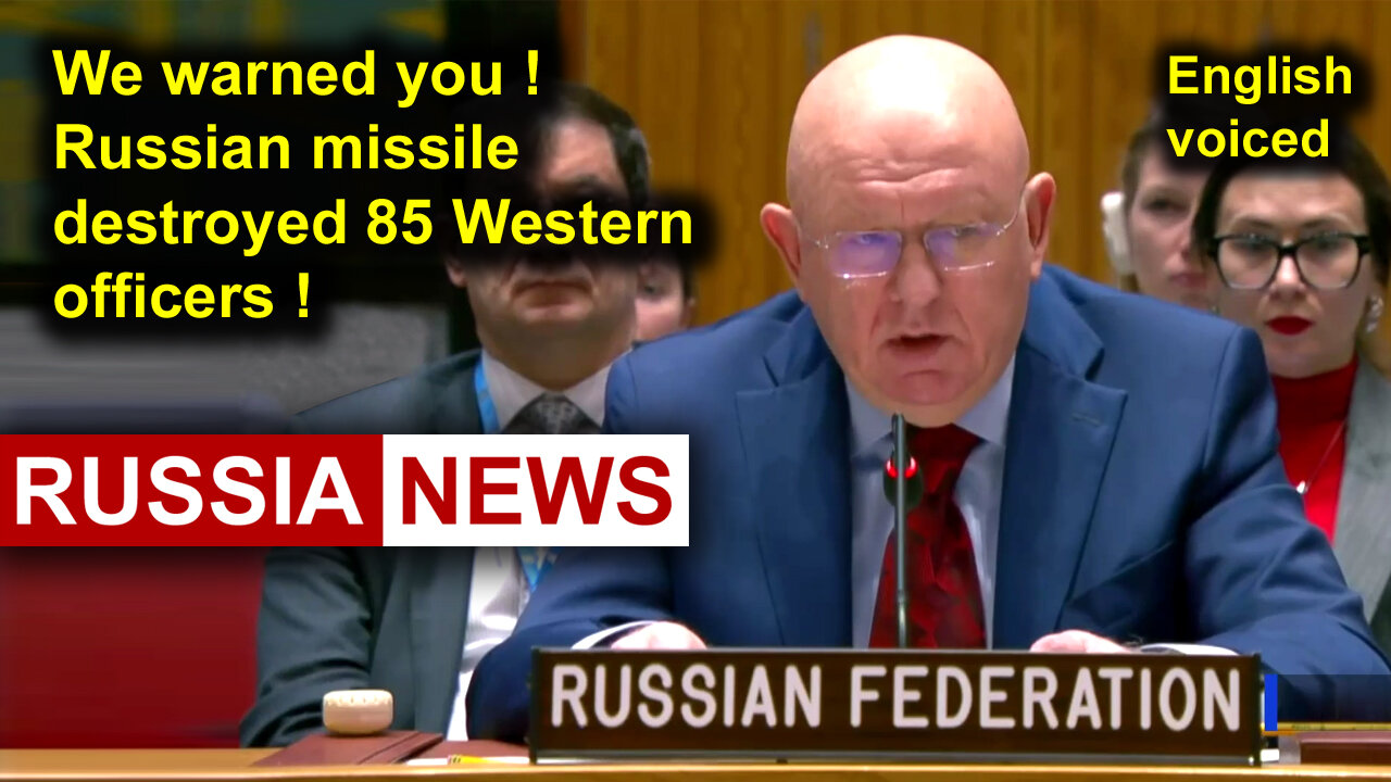 We warned you! Russian missile destroyed 85 Western officers!