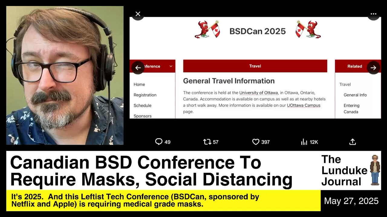 Canadian BSD Conference to Require Masks, Social Distancing