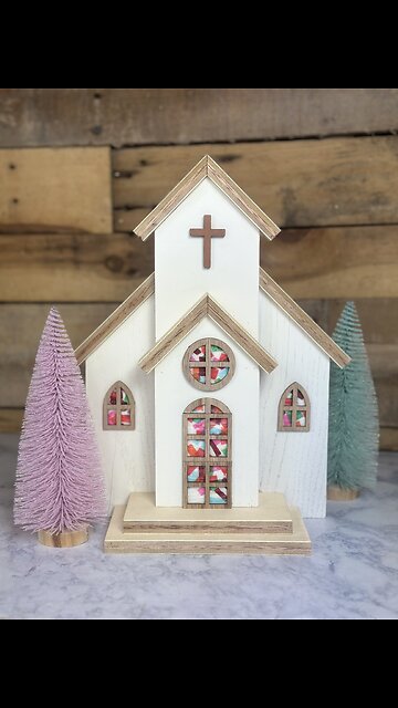 Making a Wooden Church Decoration from Scraps