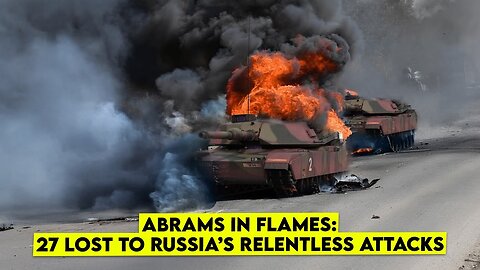 Abrams Tank Destroyed and Captured in Kursk
