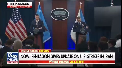 Here’s Secretary Pete Hegseth‘s Press conference about Operation Midnight Hammer.
