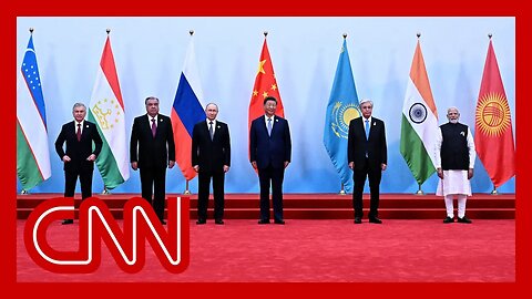 Xi and Putin stand shoulder to shoulder as China casts itself an alternative global leader