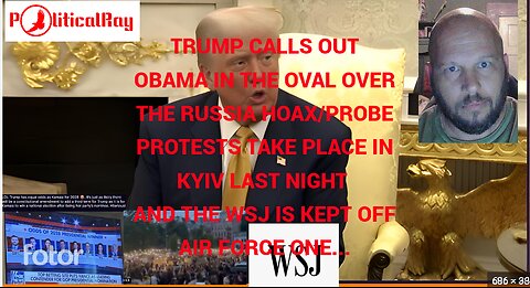 Trump calls out Obama in the Oval over the Russia Gate Hoax the cost millions of dollars...