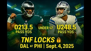 TNF BEST BETS: Eagles vs Cowboys | 10 Props & Same-Game Parlays (Sept 4, 2025)