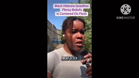 RE: HEBREW ISRAELITES FLIMSY BELIEFS ARE CENTERED ON FLESH!! #reprobate #nigg@woman