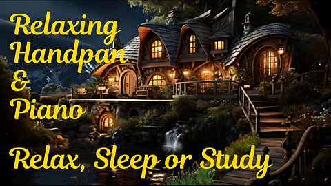 Relaxing Handpan & Piano - Escape to a Fantasy House in a Magical Forest