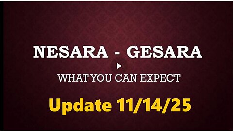 NESARA/GESARA Update 11/14/25 - Banks Closing, Financial System Crash, Global Currency Reset!
