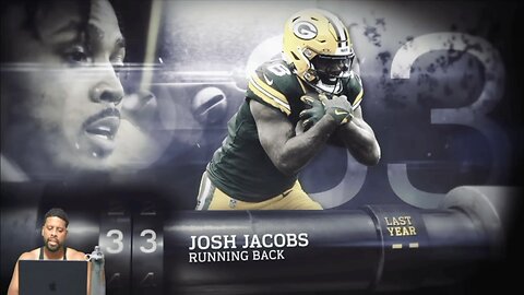 CHANNELADRIANTV REACTS | 33: Josh Jacobs (RB, Packers) | Top 100 Players of 2025