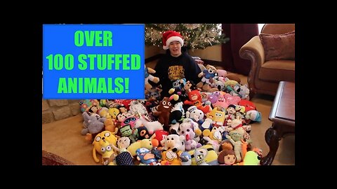 DONATING OVER 100 STUFFED ANIMALS!