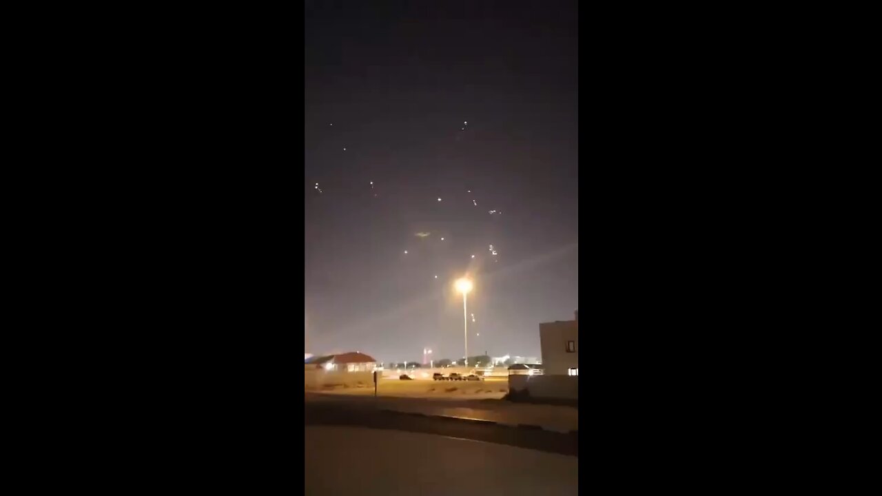 IRAN FIREA MISSILES AT U.S (American) BASES IN QATAR & IRAQ