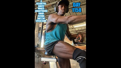 A delightful NINETY MINUTE conditioning session before Day 2 of Speed Camp (Day 1158)
