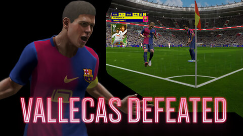 "FC Barcelona Secures 2-0 Victory Over Vallecas BR"