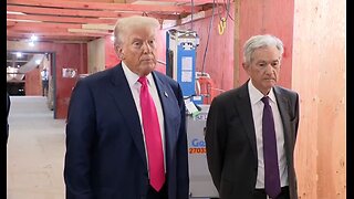 President Trump Visits the Federal Reserve