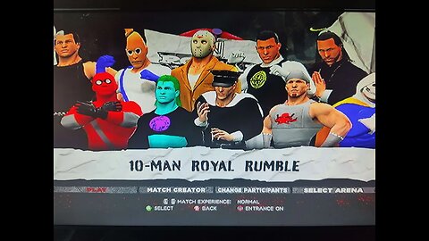 LWWR GALACTIC TITLE BATTLE ROYAL (LWWR wwe 13)
