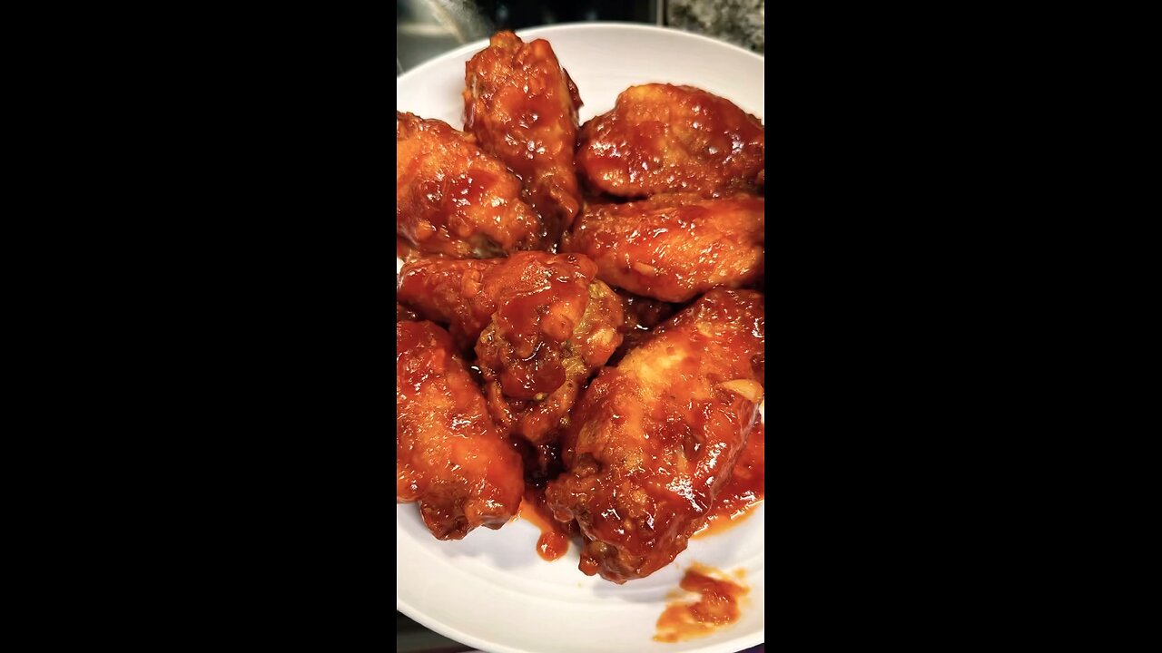 spicy crispy chicken wings 👌🤤