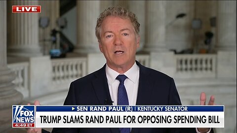 Sen Rand Paul: Trump and I Are Talking Past Each Other