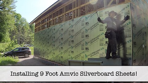 Building the Shop - Part 64 - 9 Foot Amvic Silverboard Graphite Sheet Installation