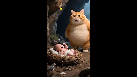 cat faiting in life